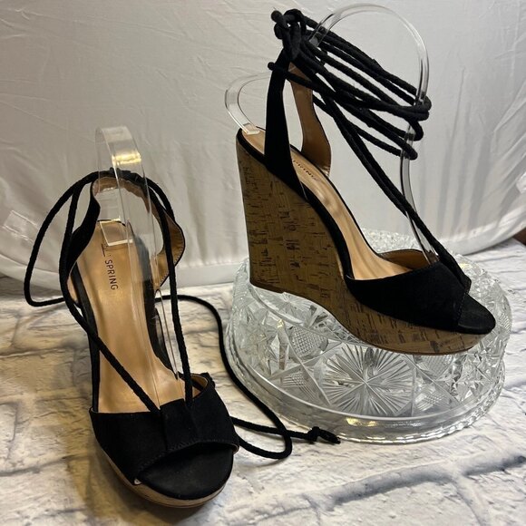 cork wedge shoes - Picture 1 of 12